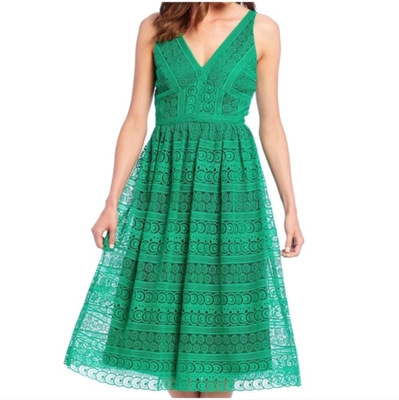 NWOT Antonio Melani Ruth Lace Midi Dress - Picture 7 of 8